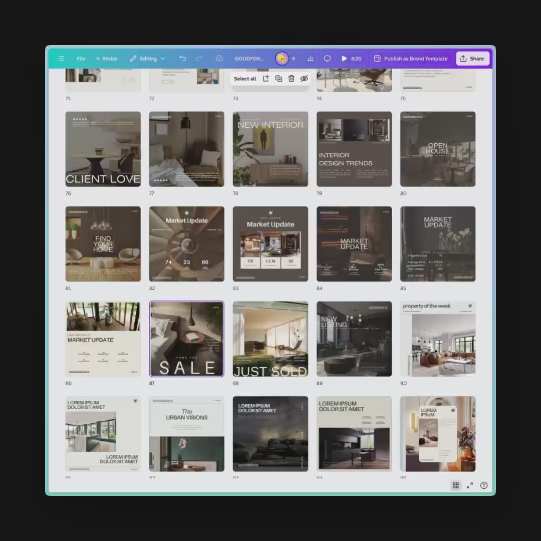 2024 Digital Marketing Templates for Real Estate Agents